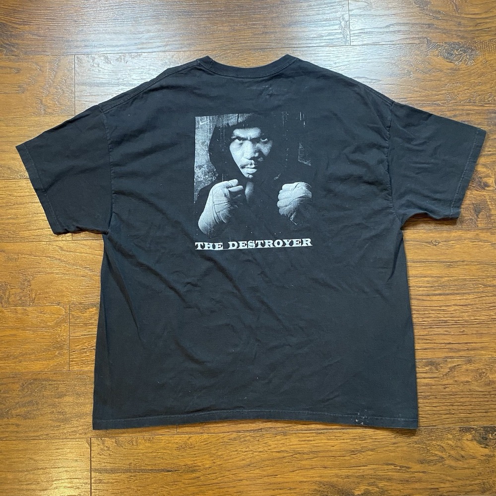 Vintage Y2K Manny Pacquiao The Destroyer Nike Rap T Shirt